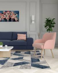 accent chair color ideas for blue sofa