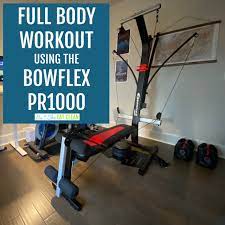 full body workout using the bowflex