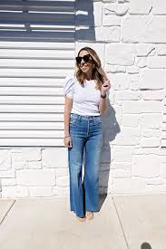 how to wear wide leg jeans the motherchic