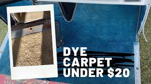 diy carpet dyeing with rit golf cart r