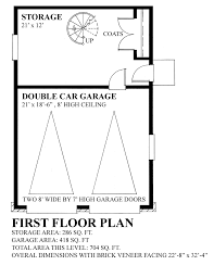 garage plan 76030 2 car garage
