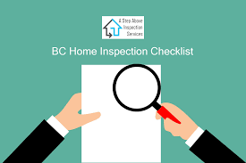 home inspection checklist bc canada