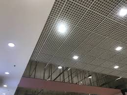 macro grid false ceiling around gypsum