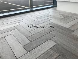 grey porcelain parquet tiles suitable