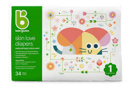 Skin Love Diapers Size 1 Babyganics