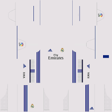 Real madrid dls kits for season 2019/2020 url is available for you to copy and import into any dream league soccer game, can also be use to import new jersey in fts mods. Real Madrid 201617 Kit Dls