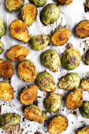 The directions line a rimmed baking sheet with parchment paper, and place the sheet in the oven while it preheats. Best Roasted Brussels Sprouts Oil Free The Vegan 8