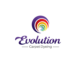 logo design for evolution carpet dyeing