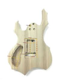 diy electric guitar kit warlock style