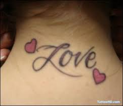 Love tattoos show love for the ones you love, in a creative way that they get more close to you. Love Tattoo I Don T Want Love But Thinking About A Neck Tattoo Heart Tattoo Designs Girl Neck Tattoos Simple Heart Tattoos