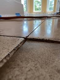 travertine floor tile lippage removal
