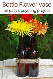 How To Make A Beer Bottle Flower Vase