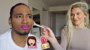 friend does boyfriends makeup