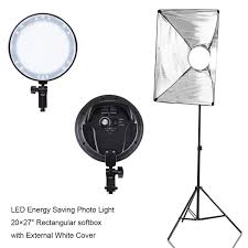 Shop Costway Adjustable Bright Led Softbox Continuous Lighting Studio W 2 Stand Carrying Bag Overstock 18189293