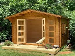 modern design prefab wood garden shed