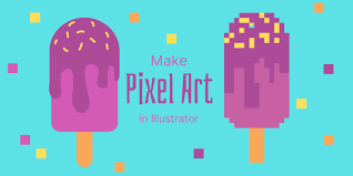 make pixel art in adobe ilrator
