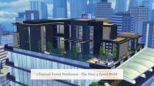 1 Torendi Tower Penthouse - The Sims 4 Speed Build - YouTube