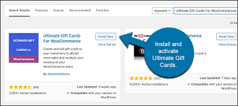 ultimate gift cards in woocommerce