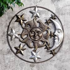 Sun Moon Stars Wall Art Decor Only