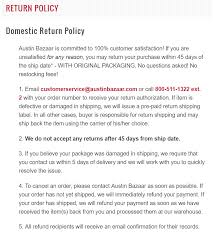 How To Write An Ecommerce Return Policy Template Real