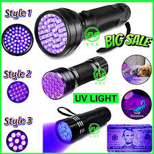uv ultra violet flashlight blacklight