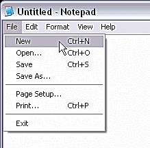 styling a notepad created web page with css