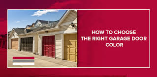 How To Choose A Garage Door Color