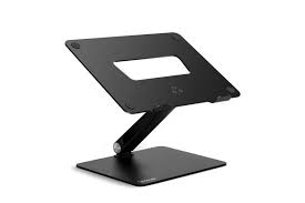 This midsize computer tripod table extends up to 41 tall. Dick Smith Bonelk Elevate 11 To 17 Laptop Stand Pivot Tiltable Portable Holder Black Computers Tablets Networking Monitors Projectors Accs Monitor Mounts Stands