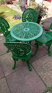 Metal Garden Table And Chairs In