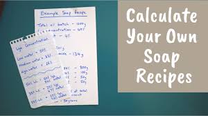 calculate your own soap recipes