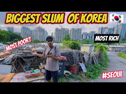 biggest slums in korea guryong