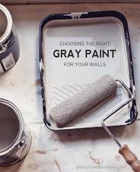 Choosing Gray Paint Colors Gray House