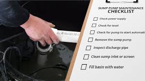 Sump Pump Maintenance Checklist To