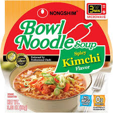 This noodle dish is made from healthy noodles from costco which is a yam flour based noodle. Nongshim Bowl Noodle Soup Spicy Kimchi 3 03 Oz 18 Ct Costco