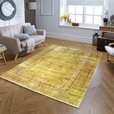 pollux rug vine style yellow
