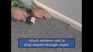 how to pull cable wire under carpet