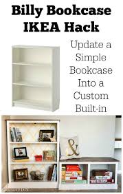 77 lb 11 oz package (s): Billy Bookcase Ikea Hack Update A Simple Bookcase Into A Custom Built In Part 1 Addicted 2 Diy