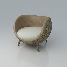 round sofa chair 3d model 5 max