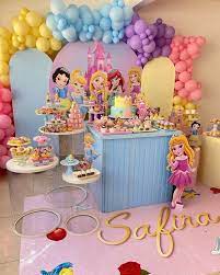 Baby Princess Themed Birthday Party gambar png