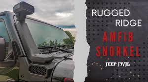 rugged ridge amfib modular snorkel for