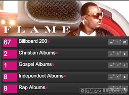Flame The 6th 8 Billboard Rap Album Chart And 67 On The