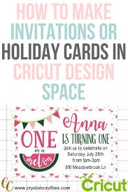 How To Make Birthday Invitations In Design Space