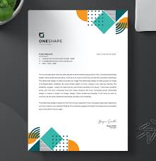 company letterhead templates psd design