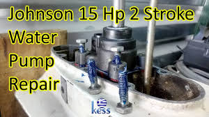 johnson 15hp 2stroke water pump repair