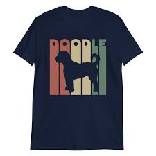 doodle dog shirt retro vine