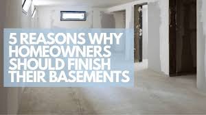 homeowners should finish their basements