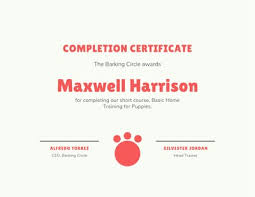 Customize 268 Completion Certificates Templates Online Canva