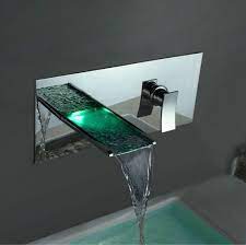 waterfall sink faucet wall mounted