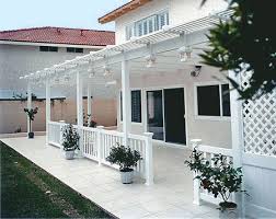 Patio Cover With Closed Picket Railing