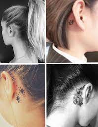 Tatouage derrière l'oreille : toutes nos idées de tatouages derrière l' oreille - Elle | Tatouage derrière l'oreille, Tatouage derriere oreille, Tatouage  oreille